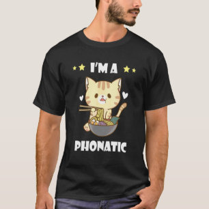 Food Pun Cat Vietnamese Food Pho Bowl Noodle Soup T-Shirt