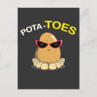 Food Pun Potatoe Vegetable Toes