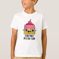 Food Puns - I'm A Big Flan Funny Dessert Pun