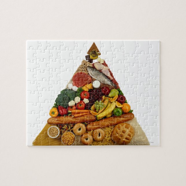 Food Pyramid Jigsaw Puzzle (Horizontal)