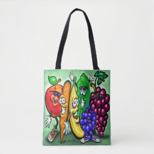 Food Rainbow Tote Bag