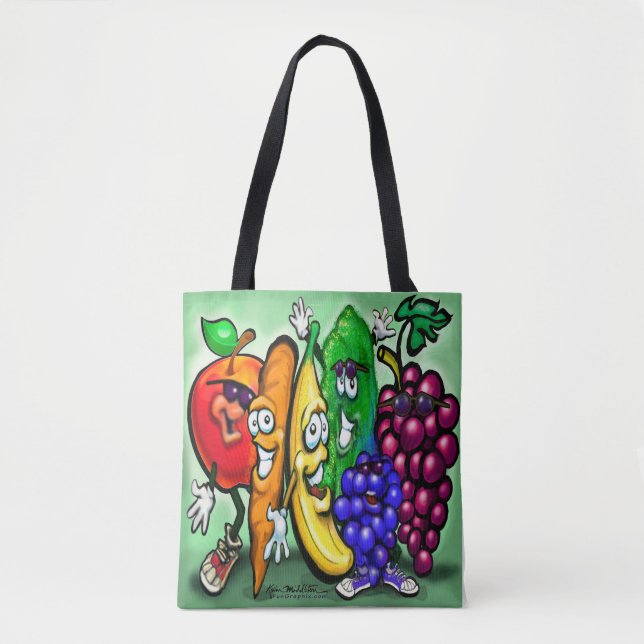 Food Rainbow Tote Bag (Front)