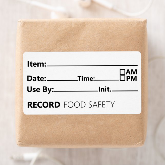 Food Safety Date Record Keeping (Insitu)