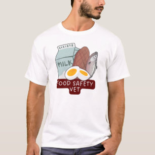 Food Safety Vet–Veterinary Food Inspection Design T-Shirt