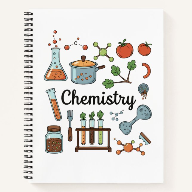 Food Science Culinary Chemistry Notebook  (Front)
