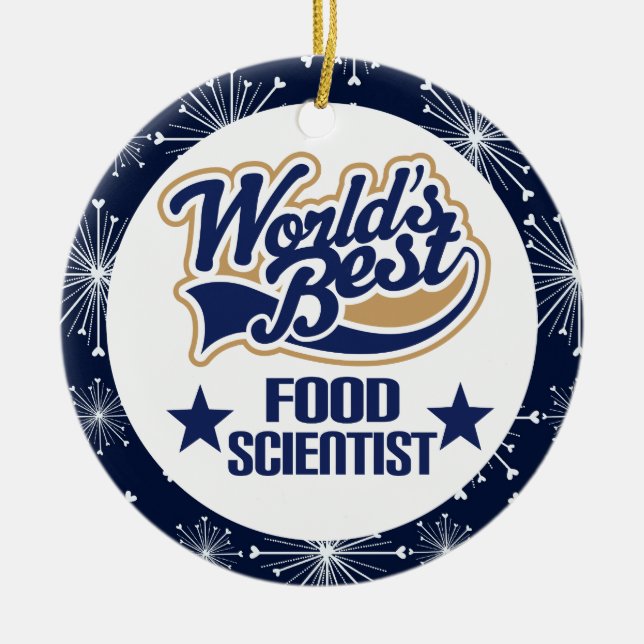 Food Scientist Gift Ornament (Front)
