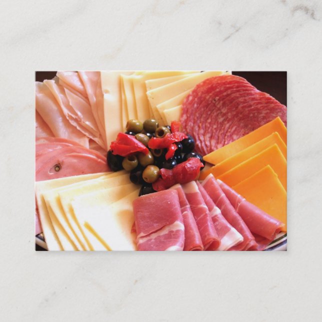 Food Service Business Card (Front)