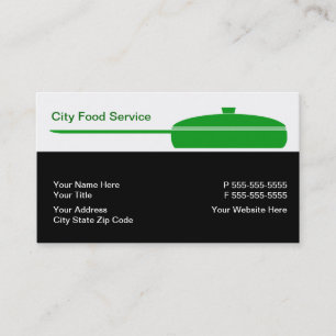 Food Service Business Cards