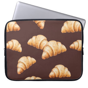food sketch delicious beautiful desserts and pastr laptop sleeve