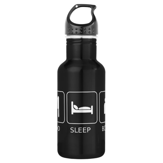Food Sleep Books 532 Ml Water Bottle (Front)