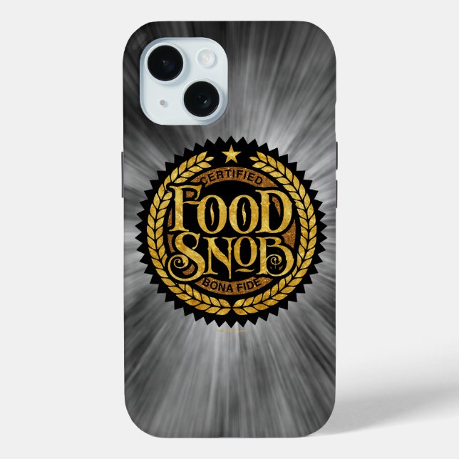 Food Snob - funny food lover Case-Mate iPhone Case (Back)