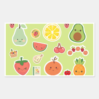 Food Stickers Fruits Theme