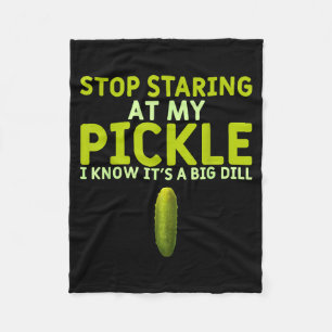 Food Stop Staring At My Ckle Funny Ckles Fleece Blanket