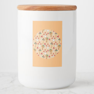 Food Storage Container Food Label