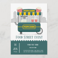 Food street popcorn snack