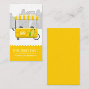 Food street sweet corn business card