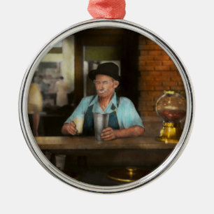 Food - Sweet - Malt Milk Moustache 1939 Metal Tree Decoration
