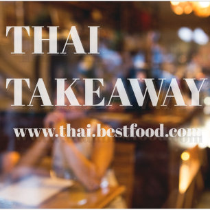 Food Takeaway Window Vinyls Transparent