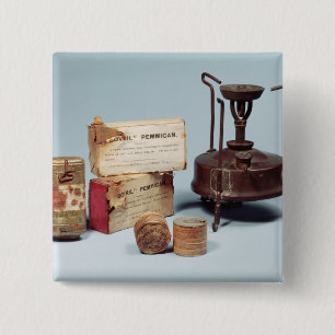 Food taken on Scott's Antarctic expedition 15 Cm Square Badge