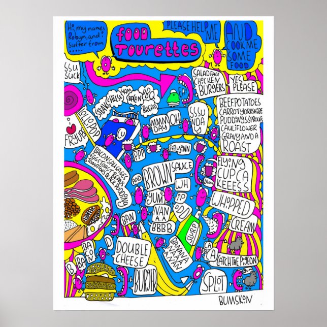 food tourettes poster (Front)