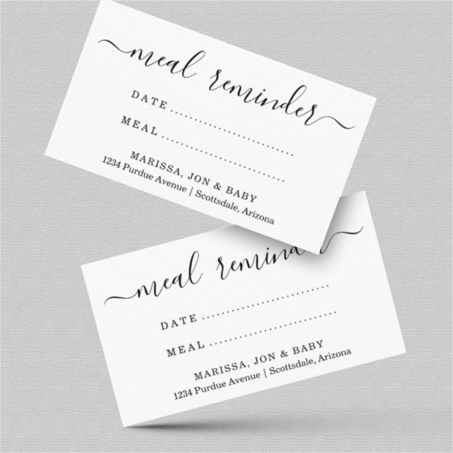 Food Train Meal Reminder Card (Creator Uploaded)