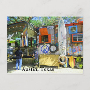 Food Truck, Austin Texas Postcard
