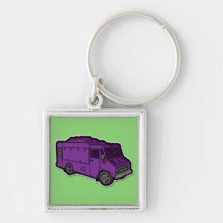 Food Truck: Basic (Purple) Key Ring