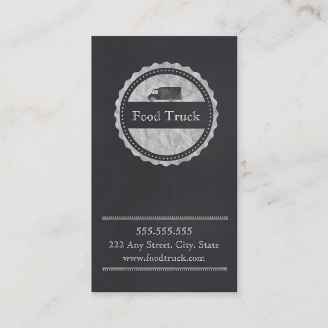 Food Truck Customer Reward Card (Front)