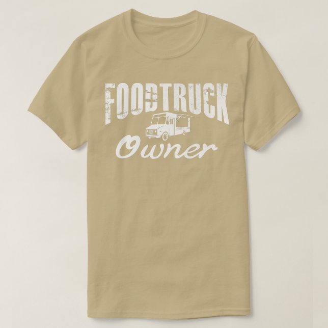 Food Truck Lettering Street Food Popup Restaurant  T-Shirt (Design Front)