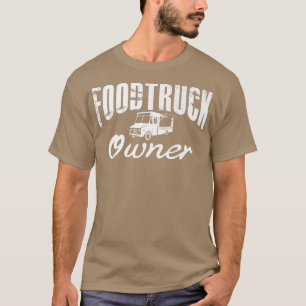 Food Truck Lettering Street Food Popup Restaurant  T-Shirt