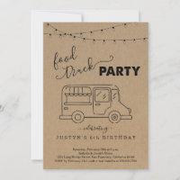 Food Truck Party Birthday Graduation etc