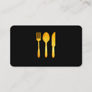 Food Utensils Business Card