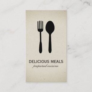 Food Utensils Business Card