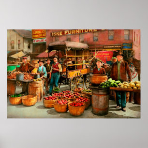 Food - Vegetables - Indianapolis Market 1908 Poster