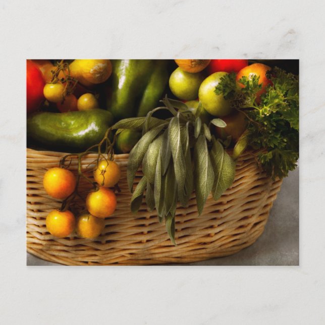 Food - Veggie - Sage advice Postcard (Front)