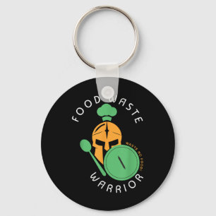 Food Waste Warrior I Food Waste Environmental Prot Key Ring