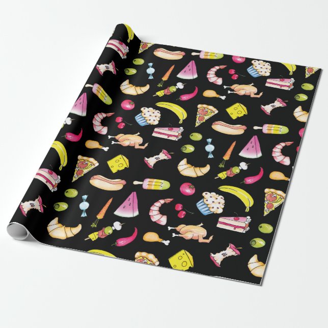 Food Wrapping Paper (Unrolled)