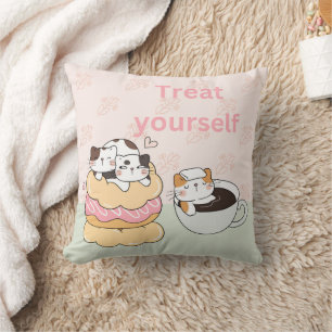 Foodie Cats Cushion