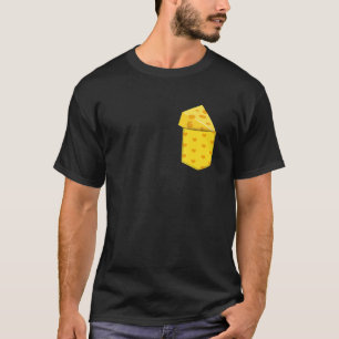 Foodie Cheddar Cheese   Pocket Cheese T-Shirt
