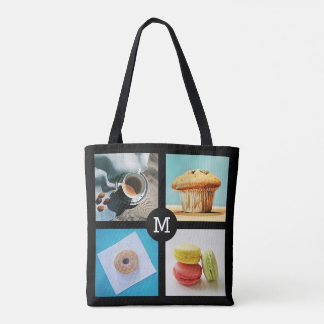 Foodie custom monogram bags (Back)