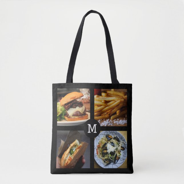 Foodie custom monogram bags (Front)