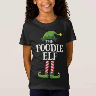 Foodie Elf Matching Family Christmas Party T-Shirt
