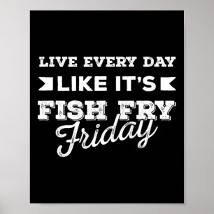 Foodie Fish Fry Poster