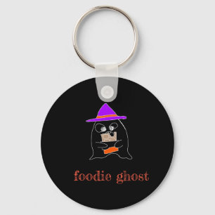 foodie ghost keychain