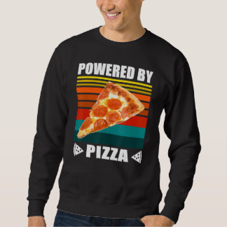Foodie Powered By Pizza Mens Womens Kids Sweatshirt