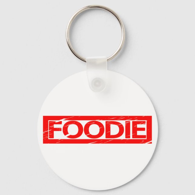 Foodie Stamp Key Ring (Front)