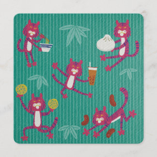 Foodie Tigers Card