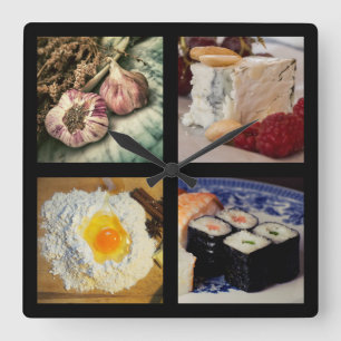 Foodie wall clock 2