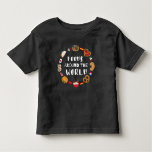 Foods around the world  toddler T-Shirt
