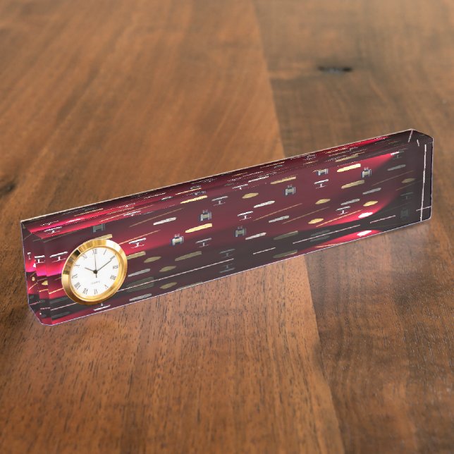Foods Delight Cranberry Lights Nameplate (Side)